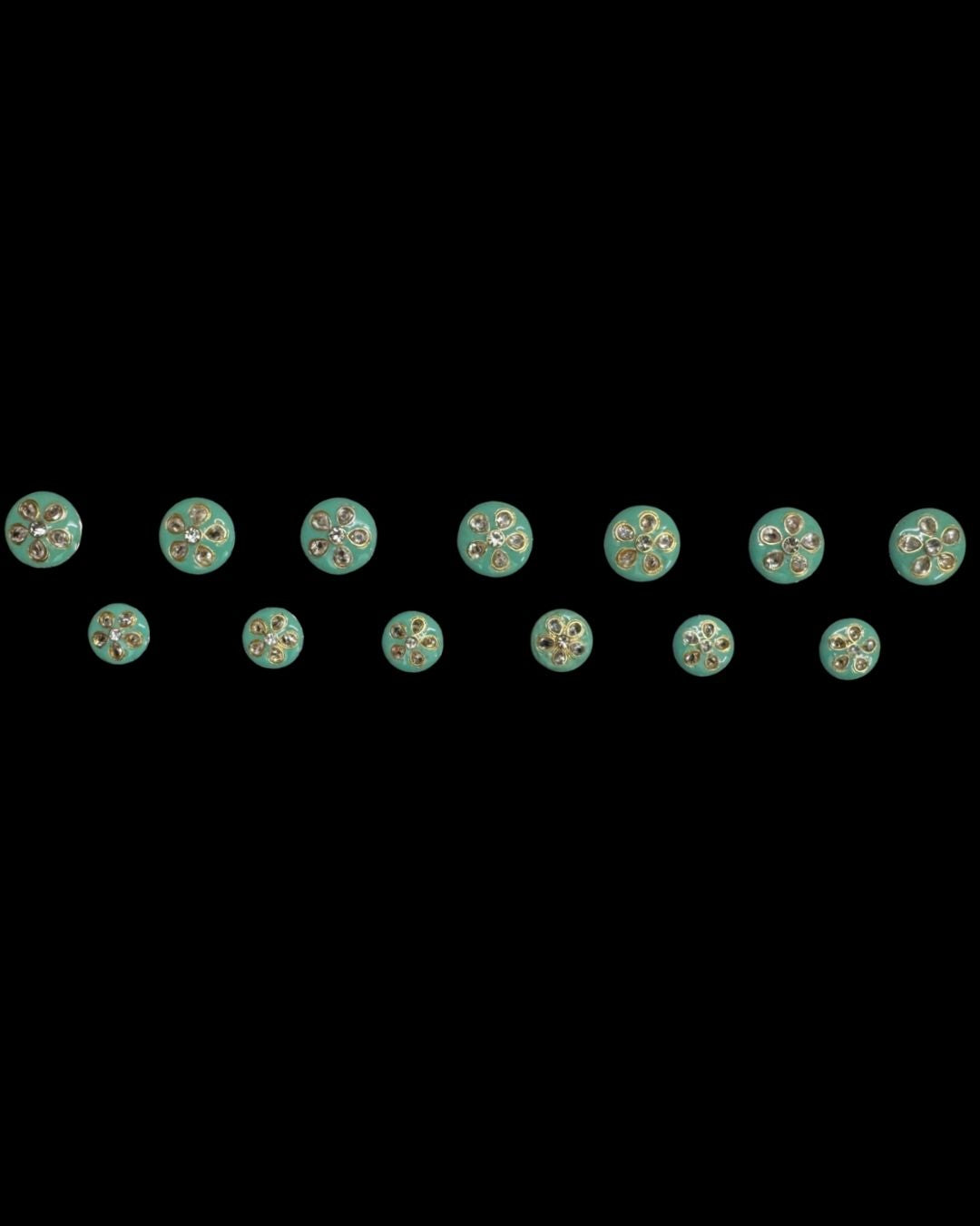 Mint Royale Kundan Bandhgala Button