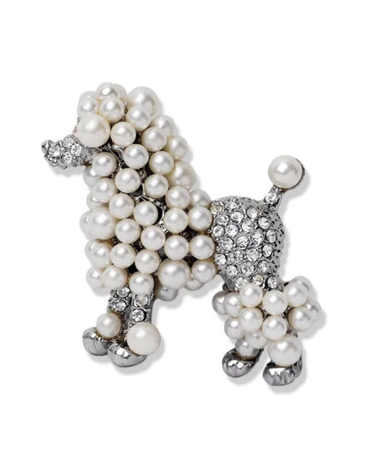 Poodle Brooch