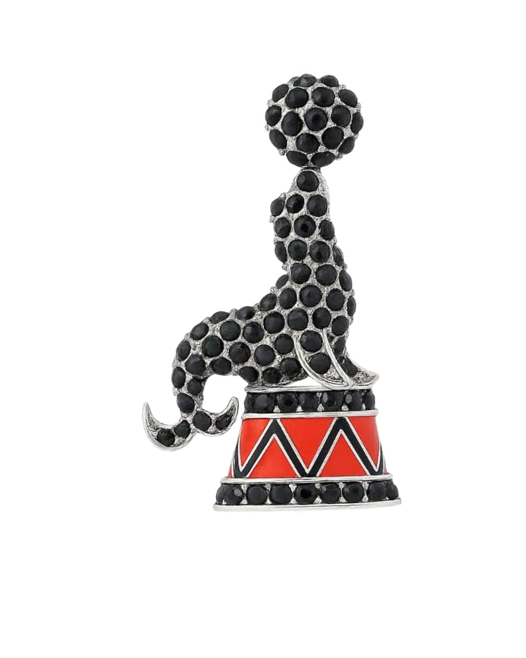 Midnight Circus Seal Brooch