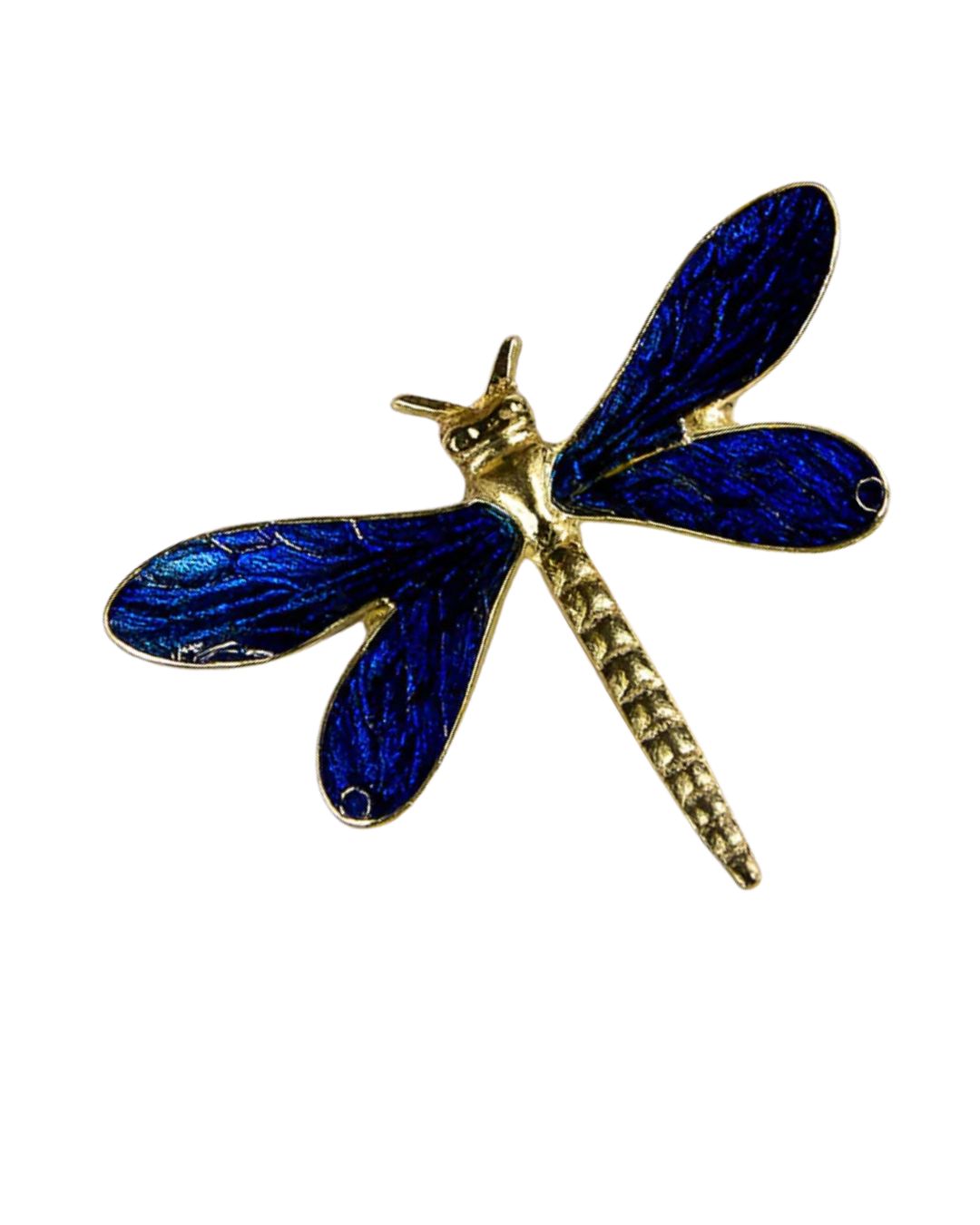 Midnight Blue Dragonfly Brooch