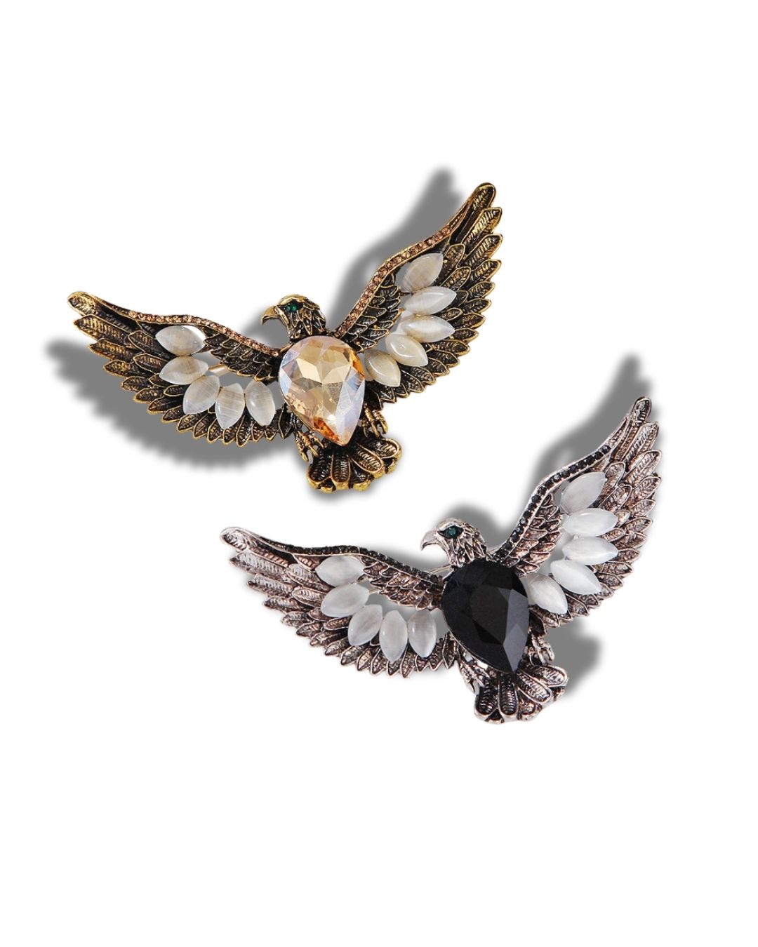 Celestial Falcon Brooch