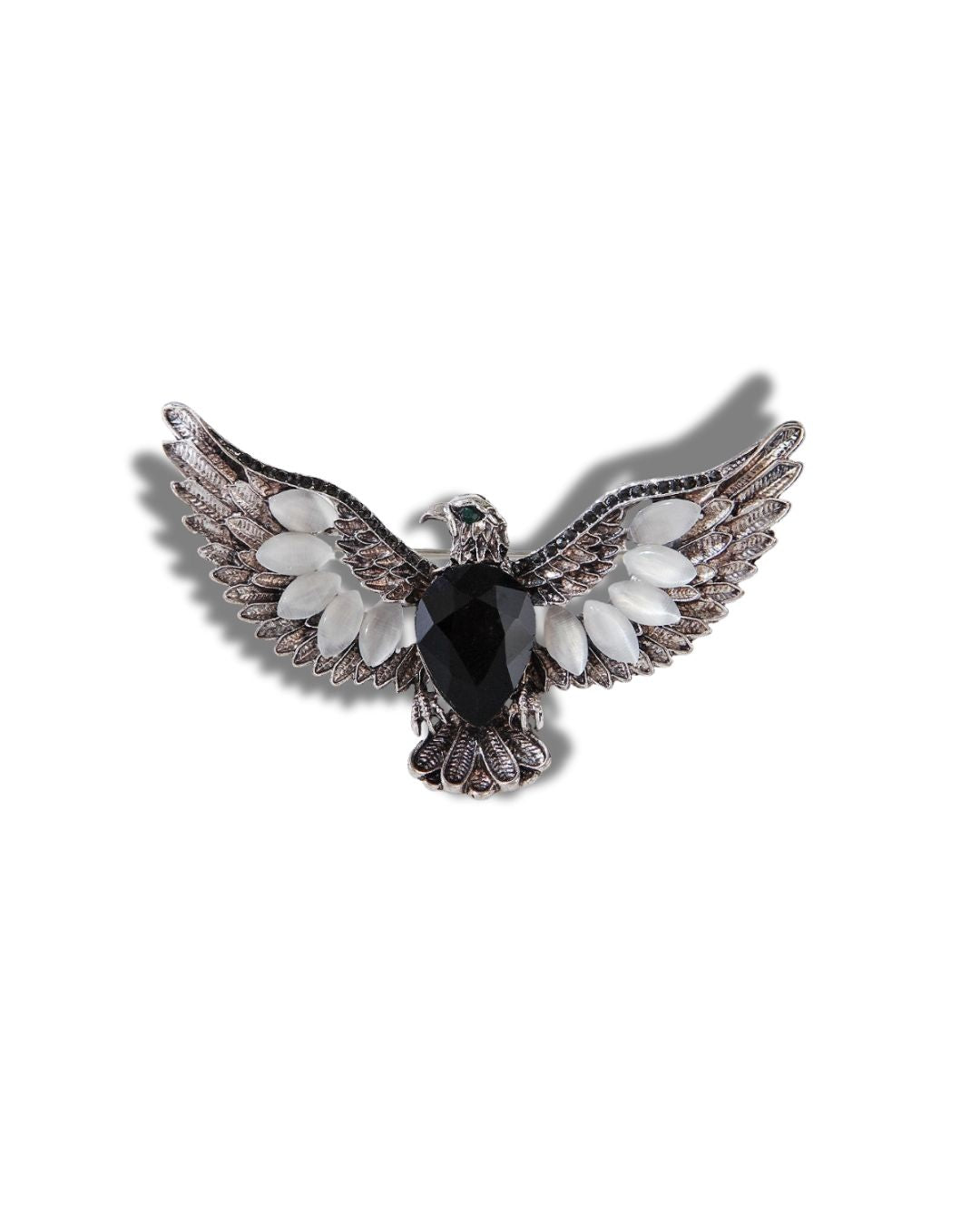 Celestial Falcon Brooch