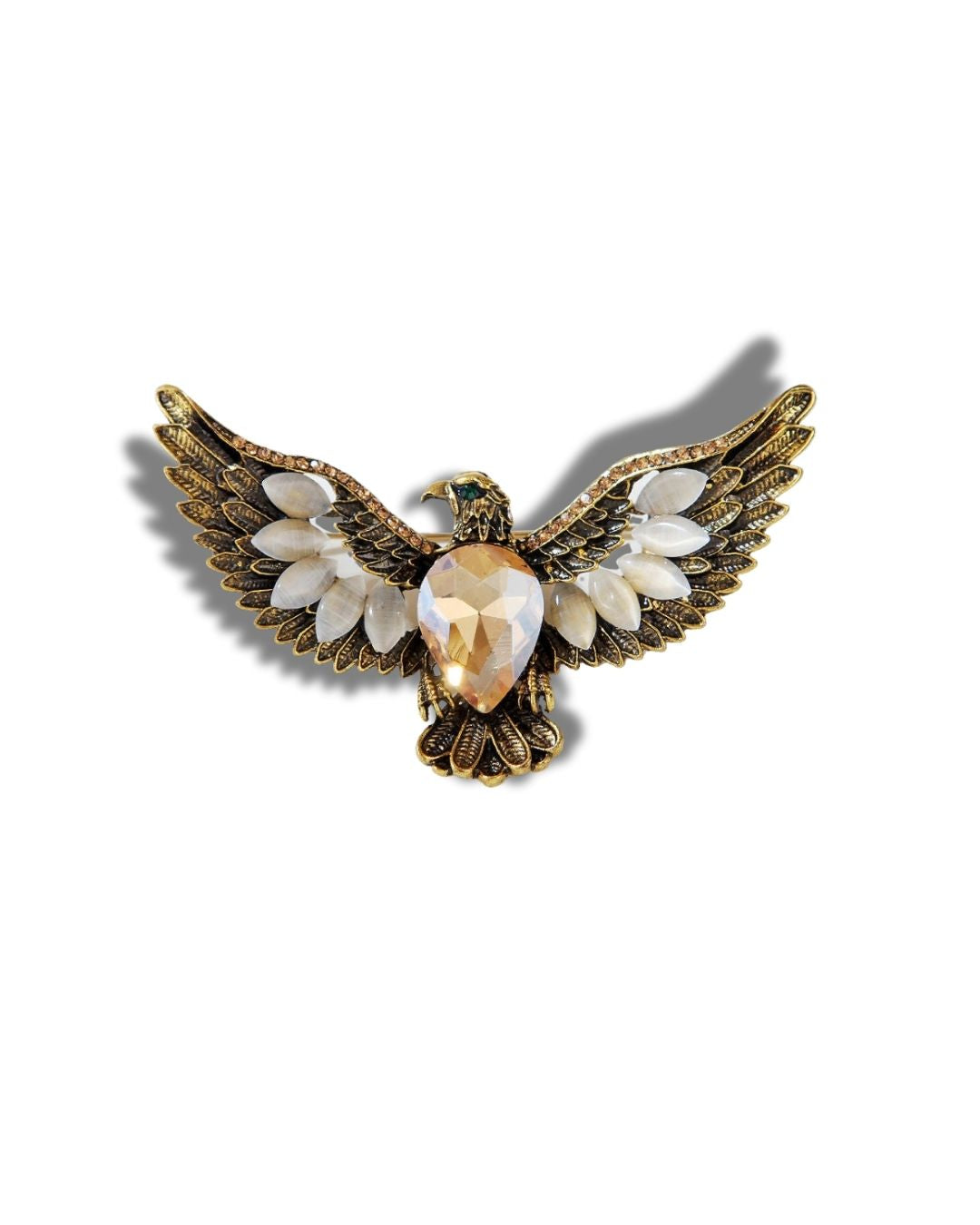 Celestial Falcon Brooch