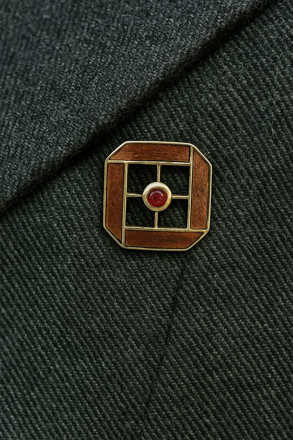 Enamel Stone Pin