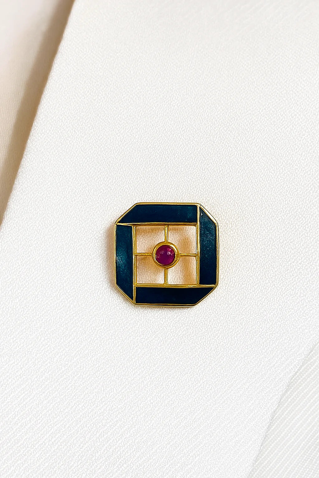 Enamel Stone Pin