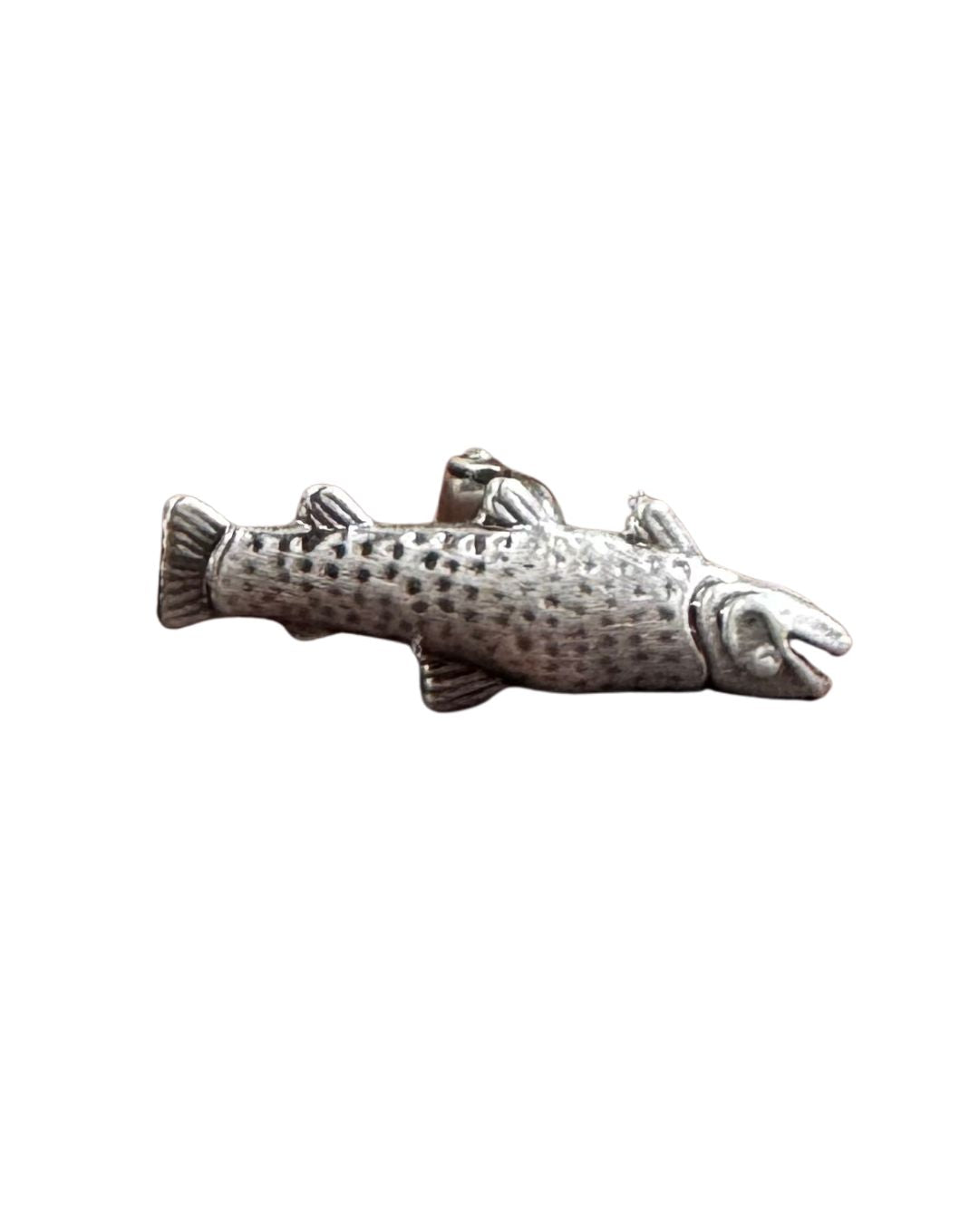 Silver Stream Trout Cufflinks
