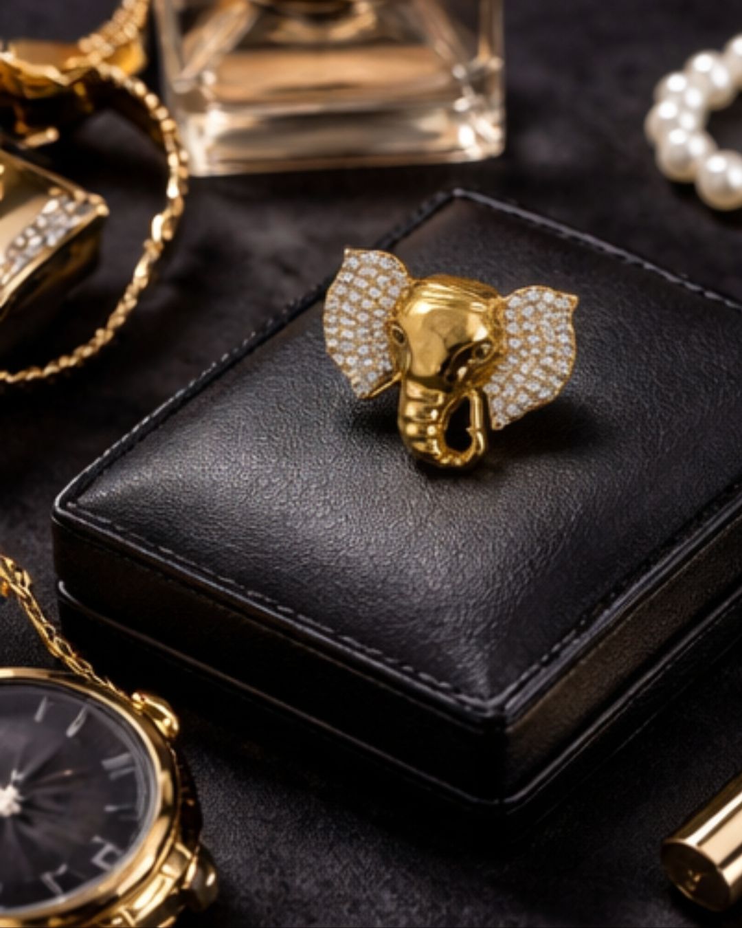Majestic Elephant Brooch