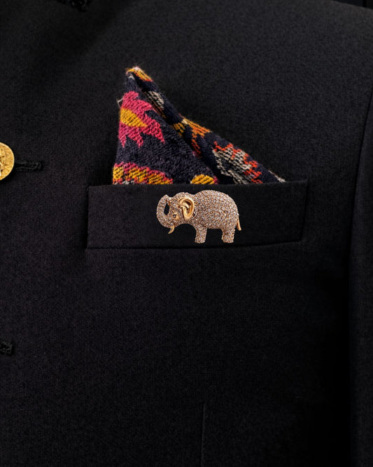 Regal Elephant Brooch