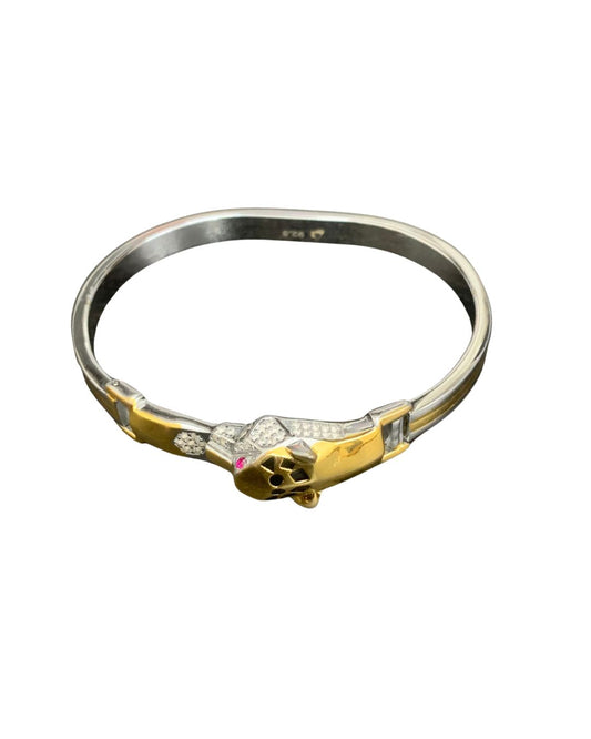 Golden Panther Grip Bracelet