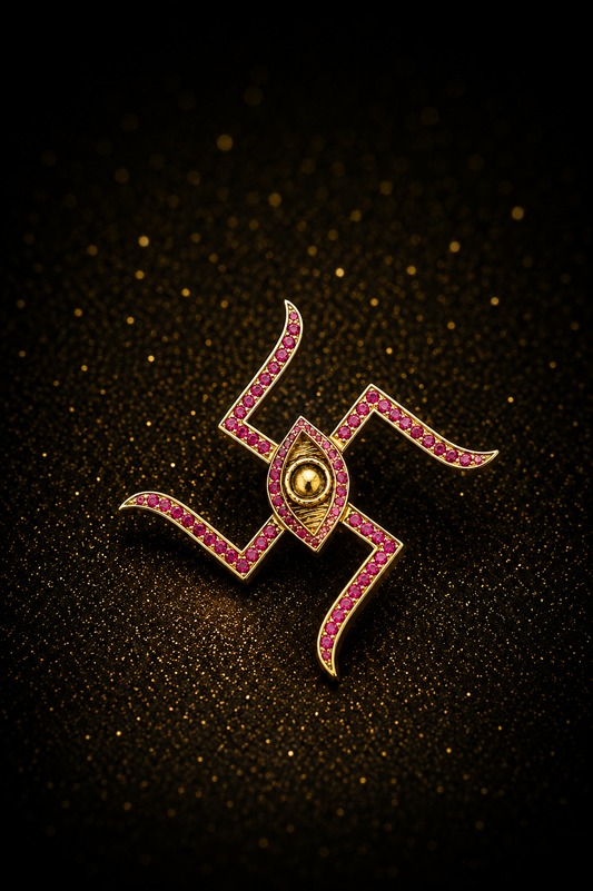 Swastik Lapel Pin