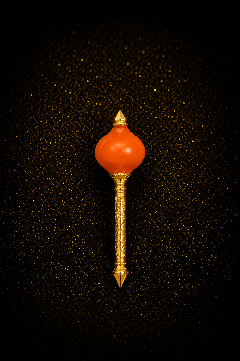 Orange Gada Lapel Pin