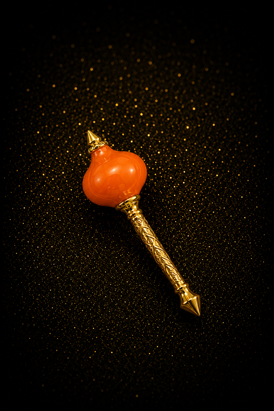 Orange Gada Lapel Pin