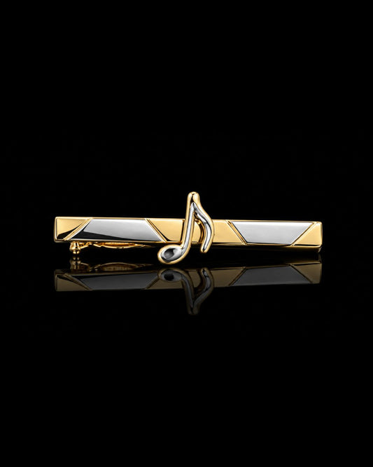 Musical Tie Pin with Chain
