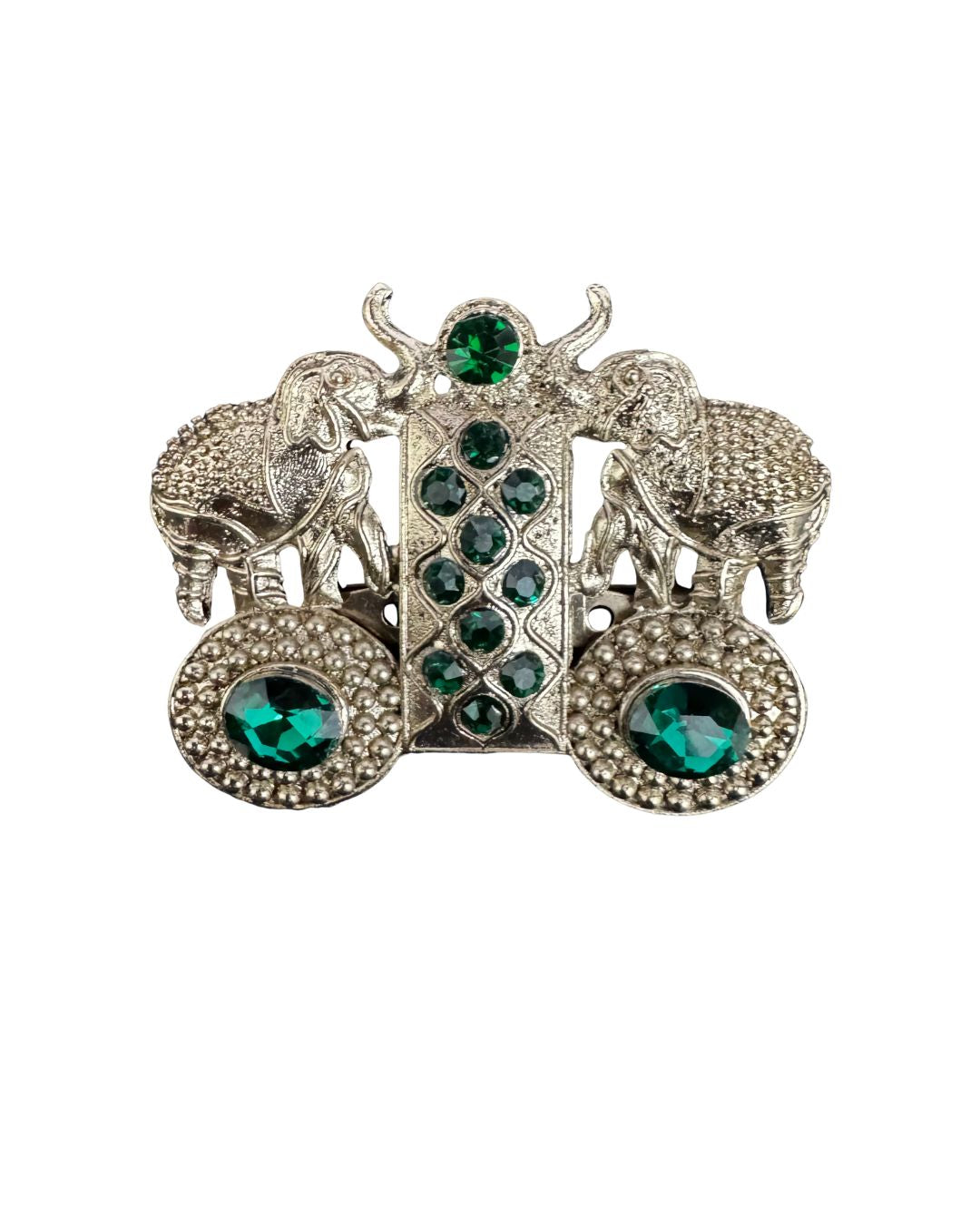 Twin Elephant Heritage Brooch