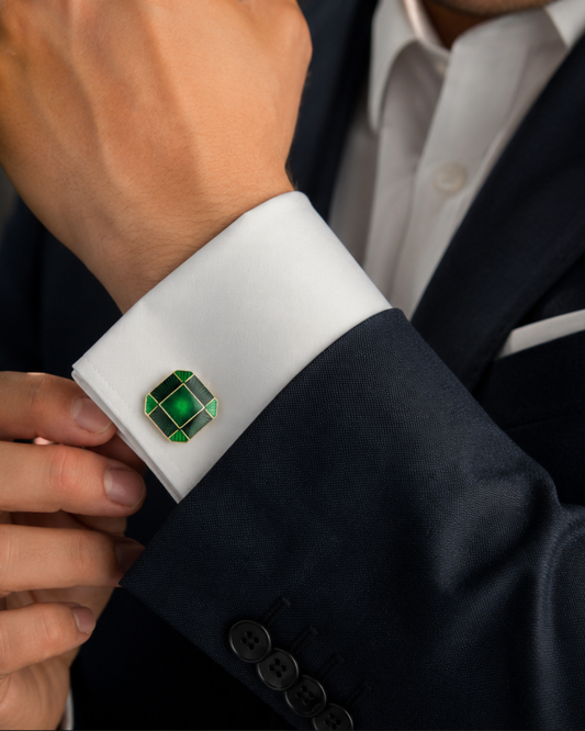 Elpis Enamel Cufflinks