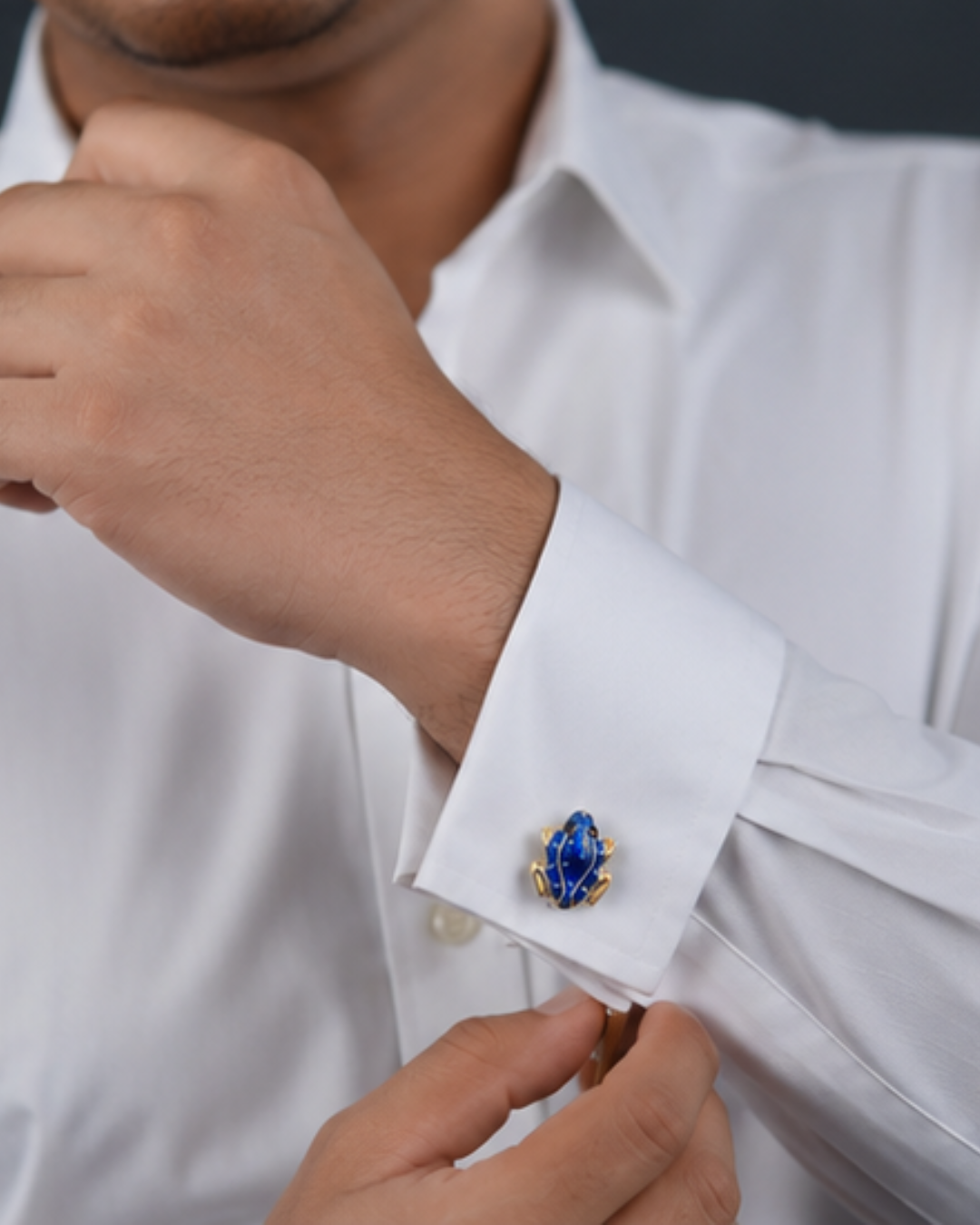 Manduka Enamel Cufflinks