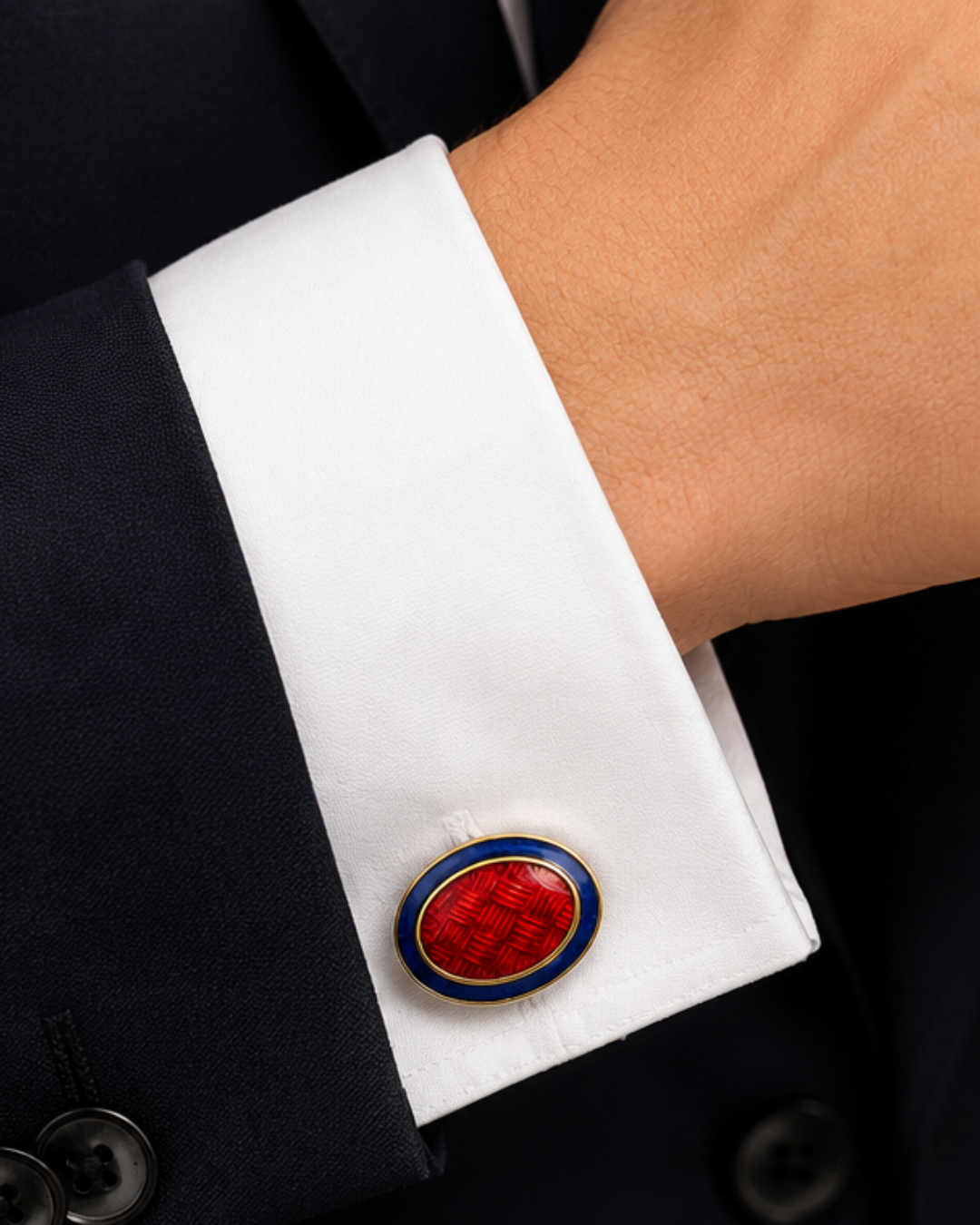 Chryso Enamel Cufflinks