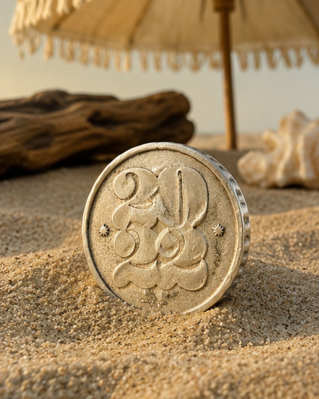 Typography Coin