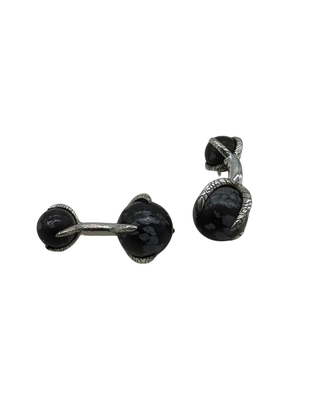 Obsidian Serpent  Cufflinks