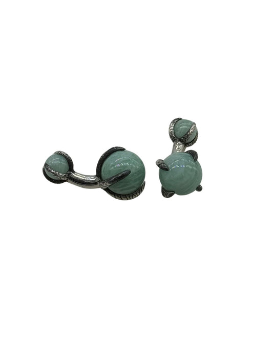 Jade Claw Cufflinks