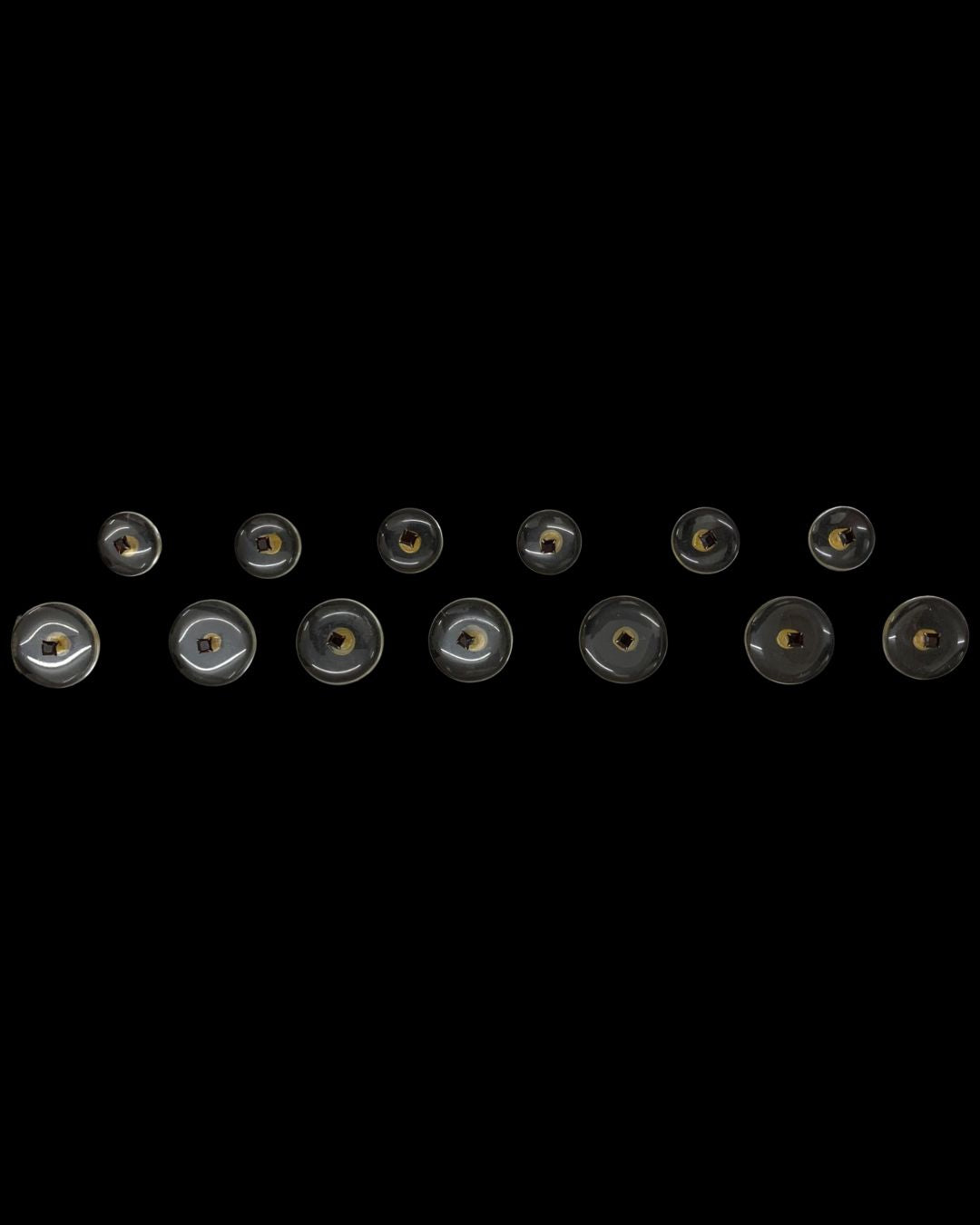 Frosted Pearl Noir – Bandhgala Button