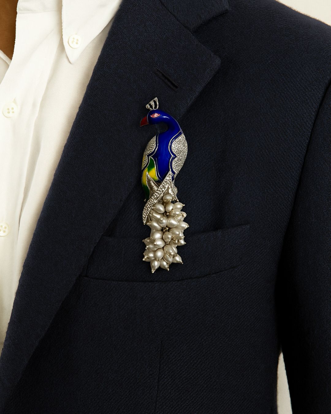 Peacock Brooch