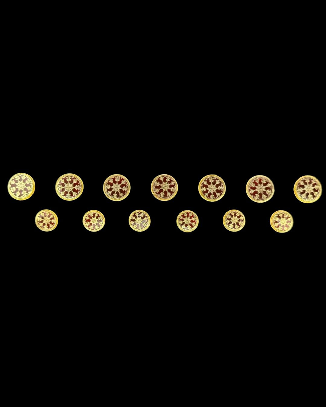Royal Lotus Tewa Art Bandhgala Button