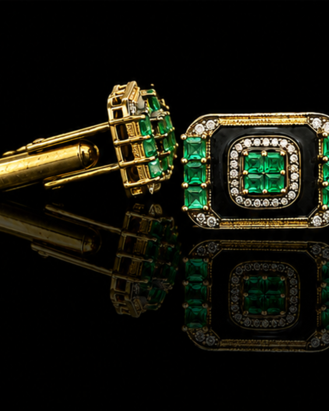 Emerald Cufflinks