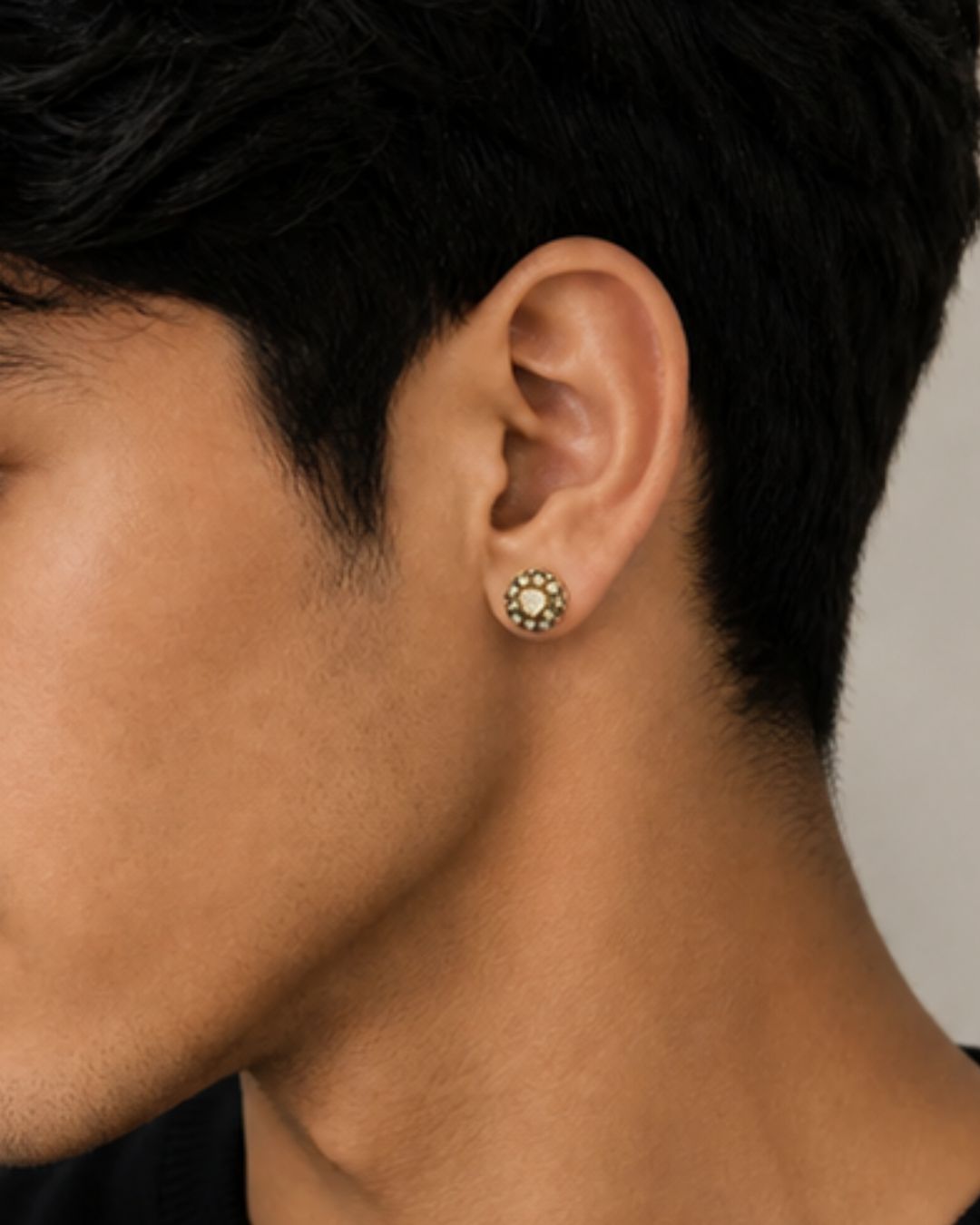 Noor Kundan Stud Earrings