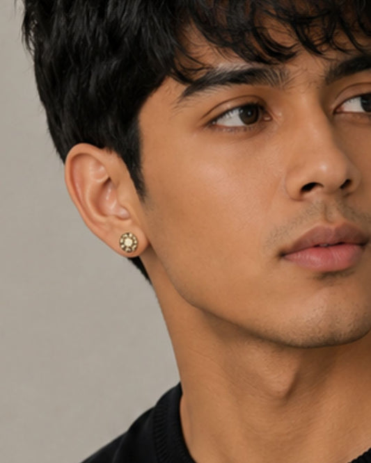 Noor Kundan Stud Earrings