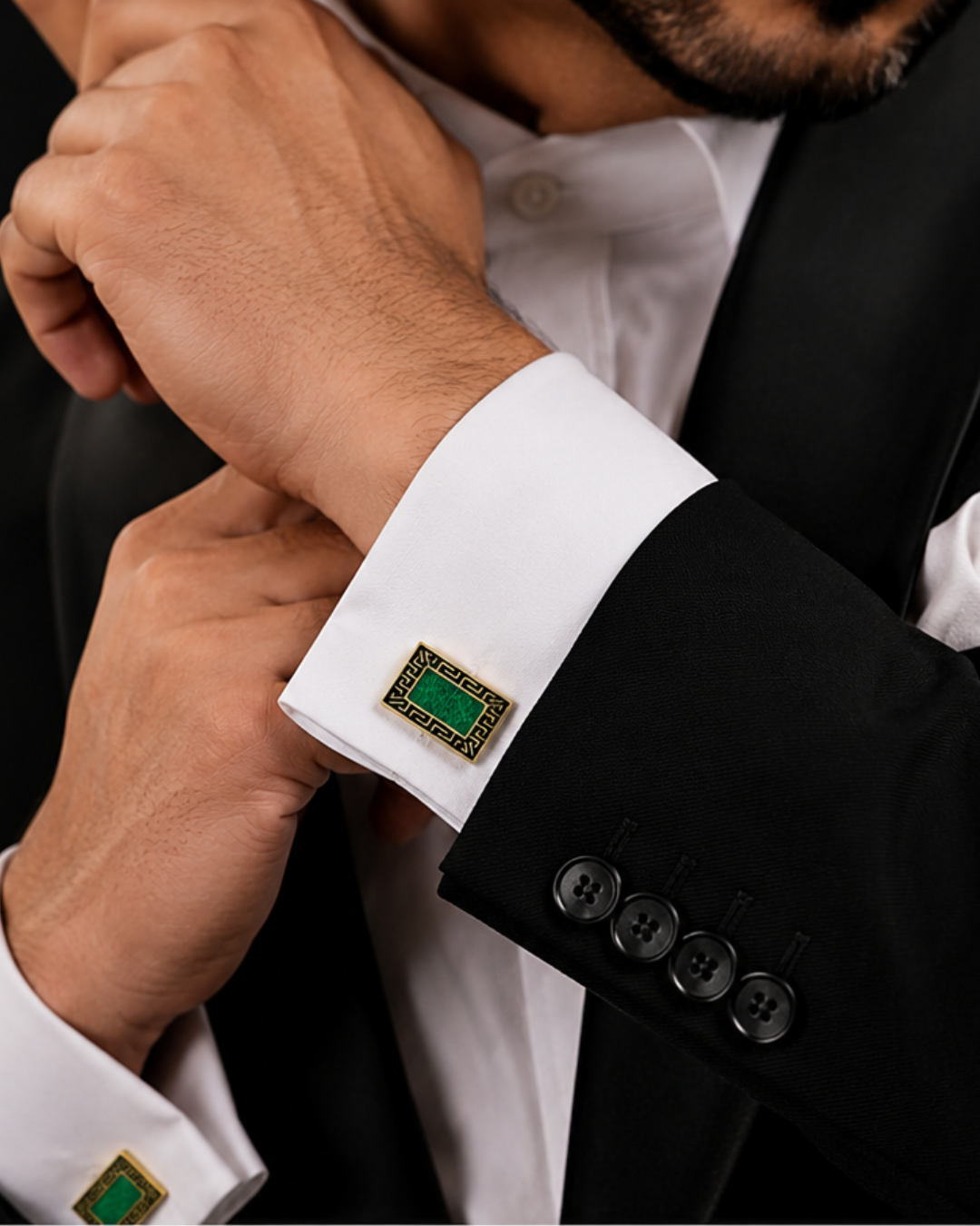 Aria Enamel Cufflinks