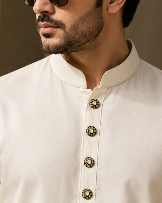 Royal Kundan Kurta Buttons