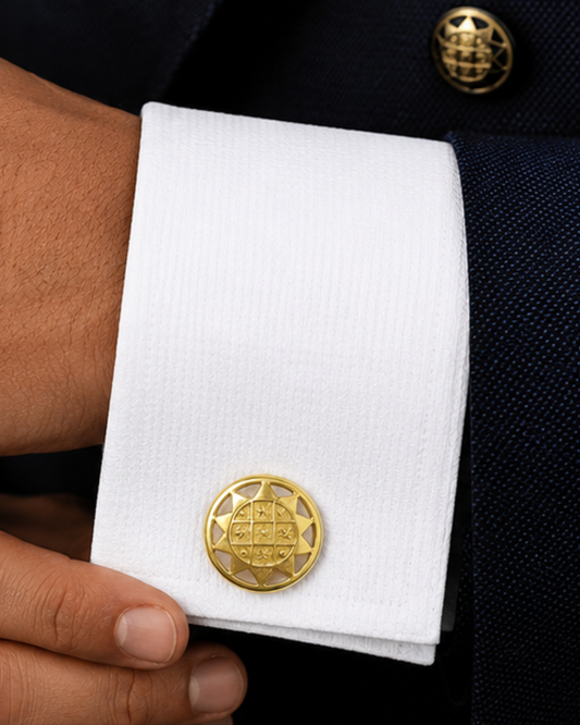 Surya Yantra Cufflinks
