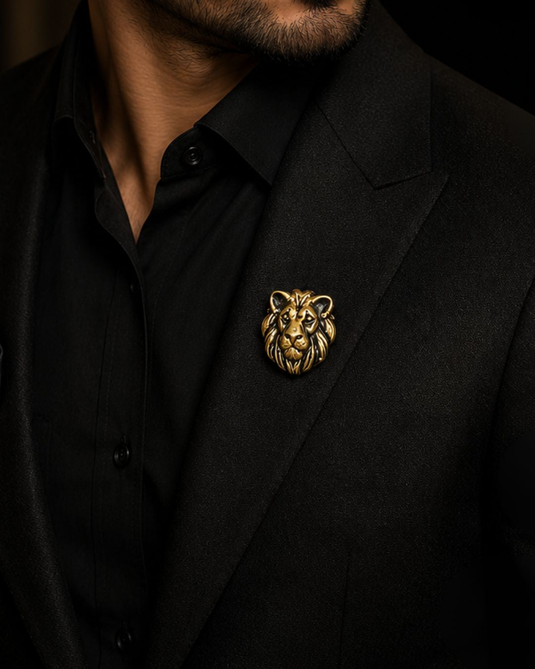Regal Lion Brooch