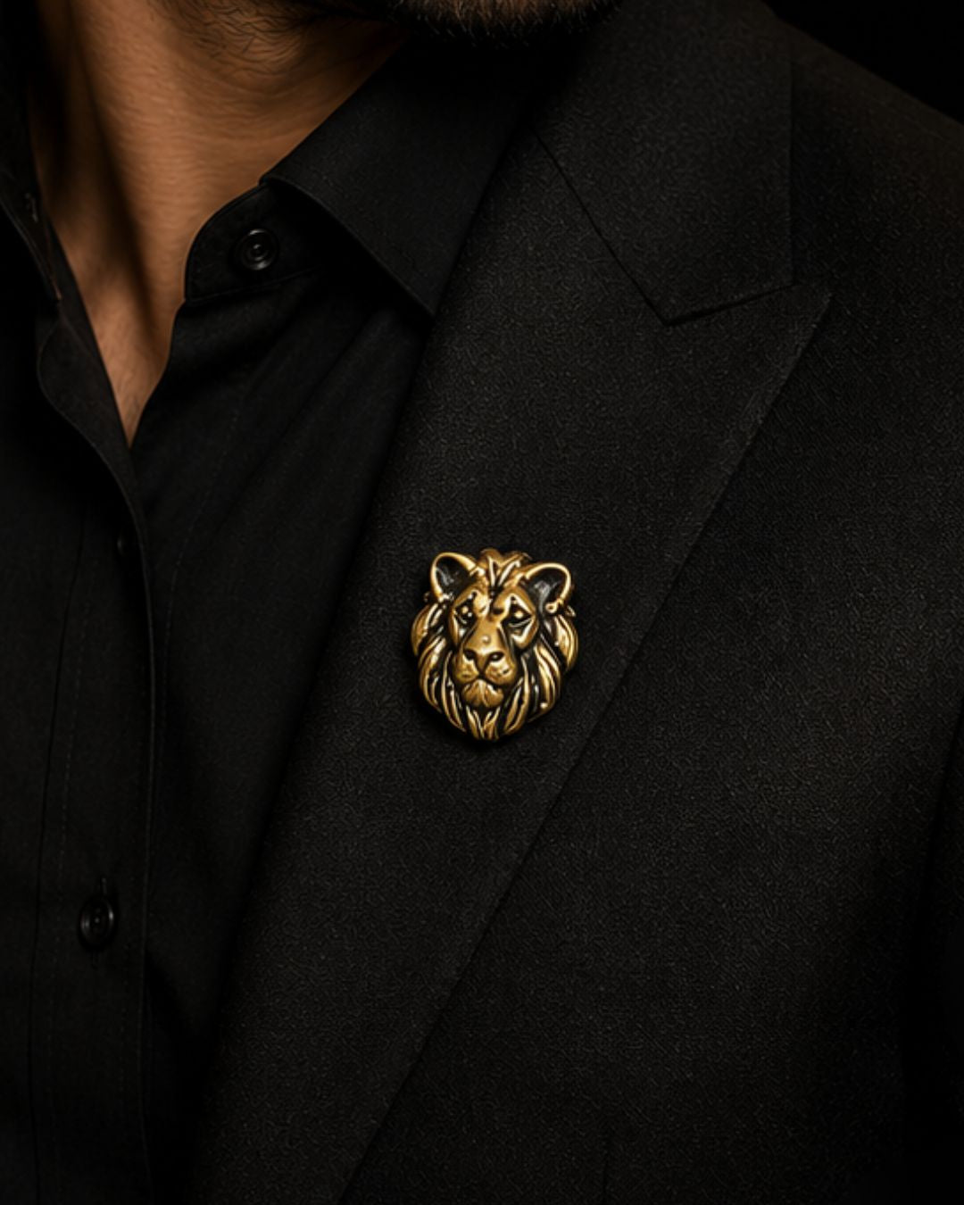 Regal Lion Brooch