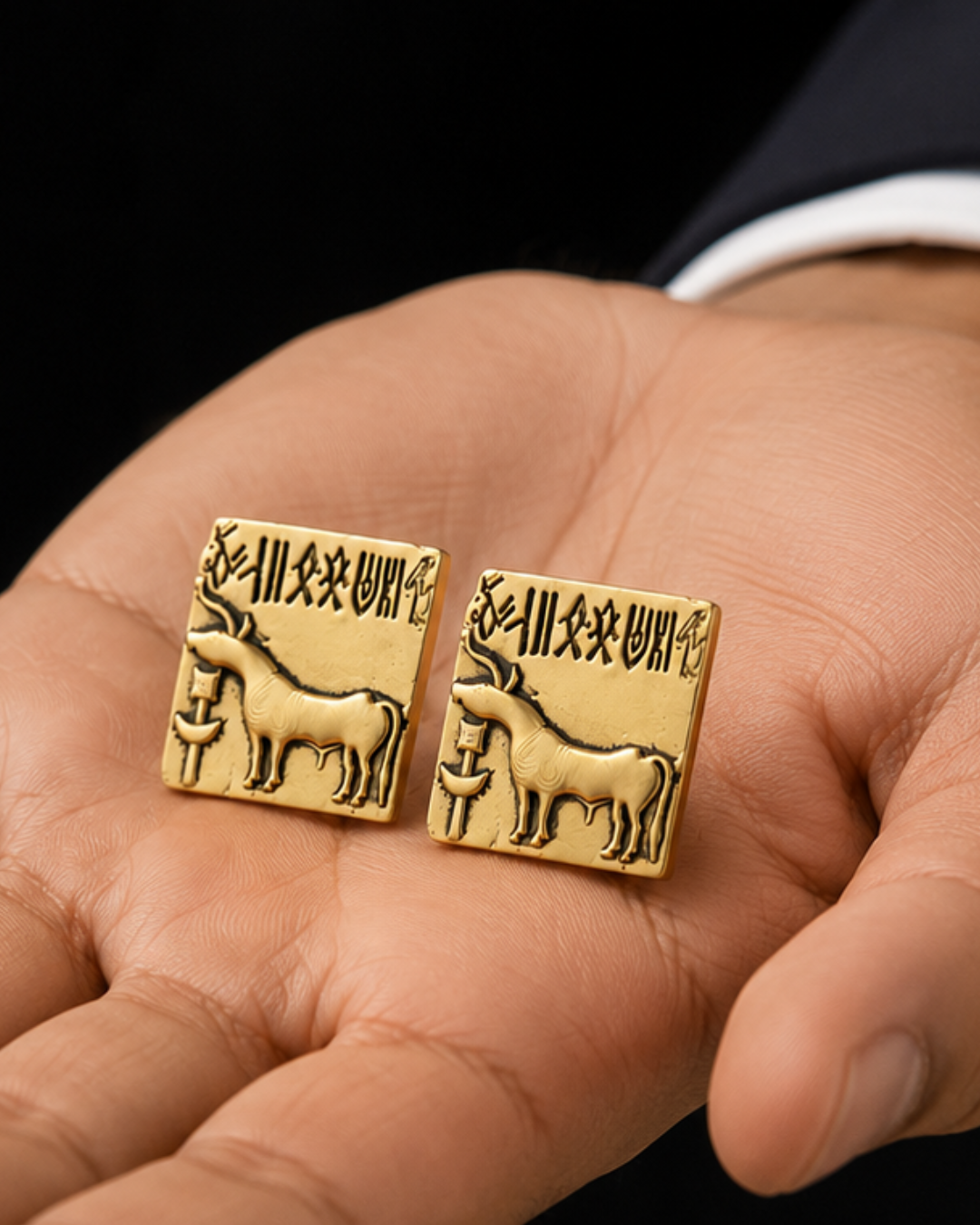 Aztec Cufflink