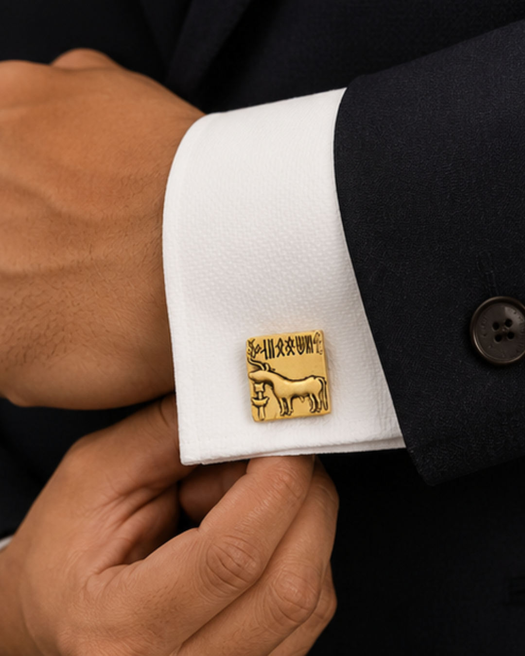 Aztec Cufflink