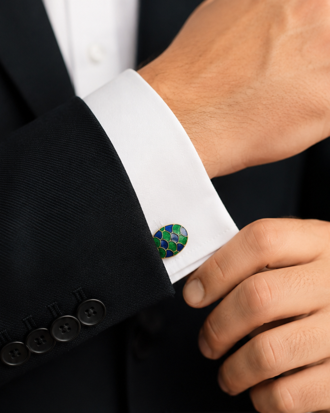 Kairo Enamel Cufflinks