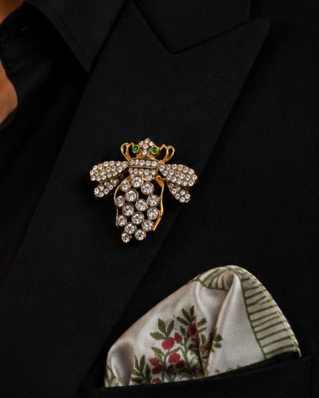 Bejeweled Bee Brooch