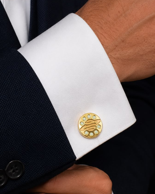 Nysa Enamel Cufflinks