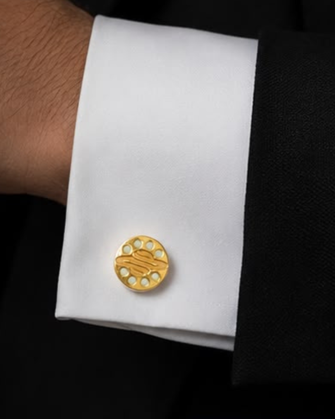 Nysa Enamel Cufflinks