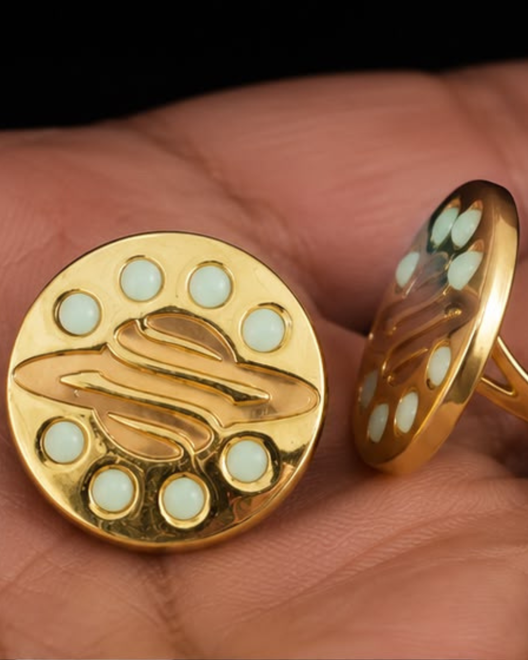 Nysa Enamel Cufflinks
