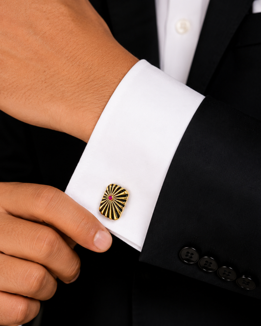 Orion Enamel Cufflinks