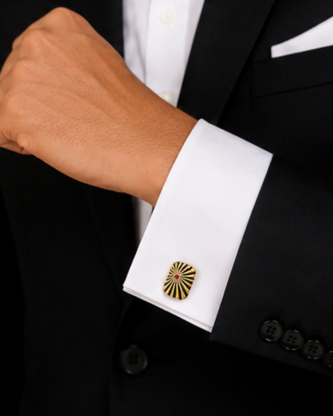 Orion Enamel Cufflinks