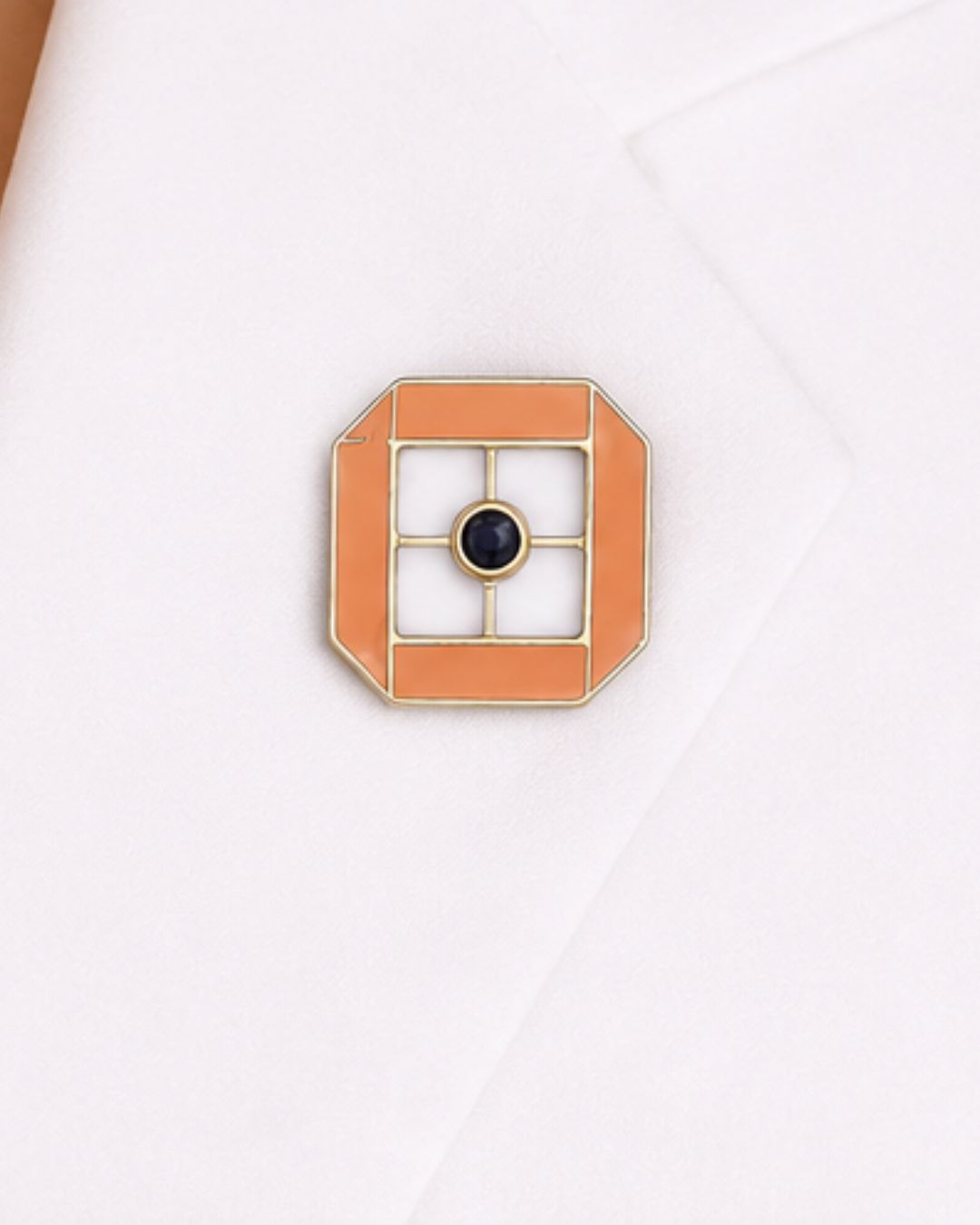 Enamel Stone Pin