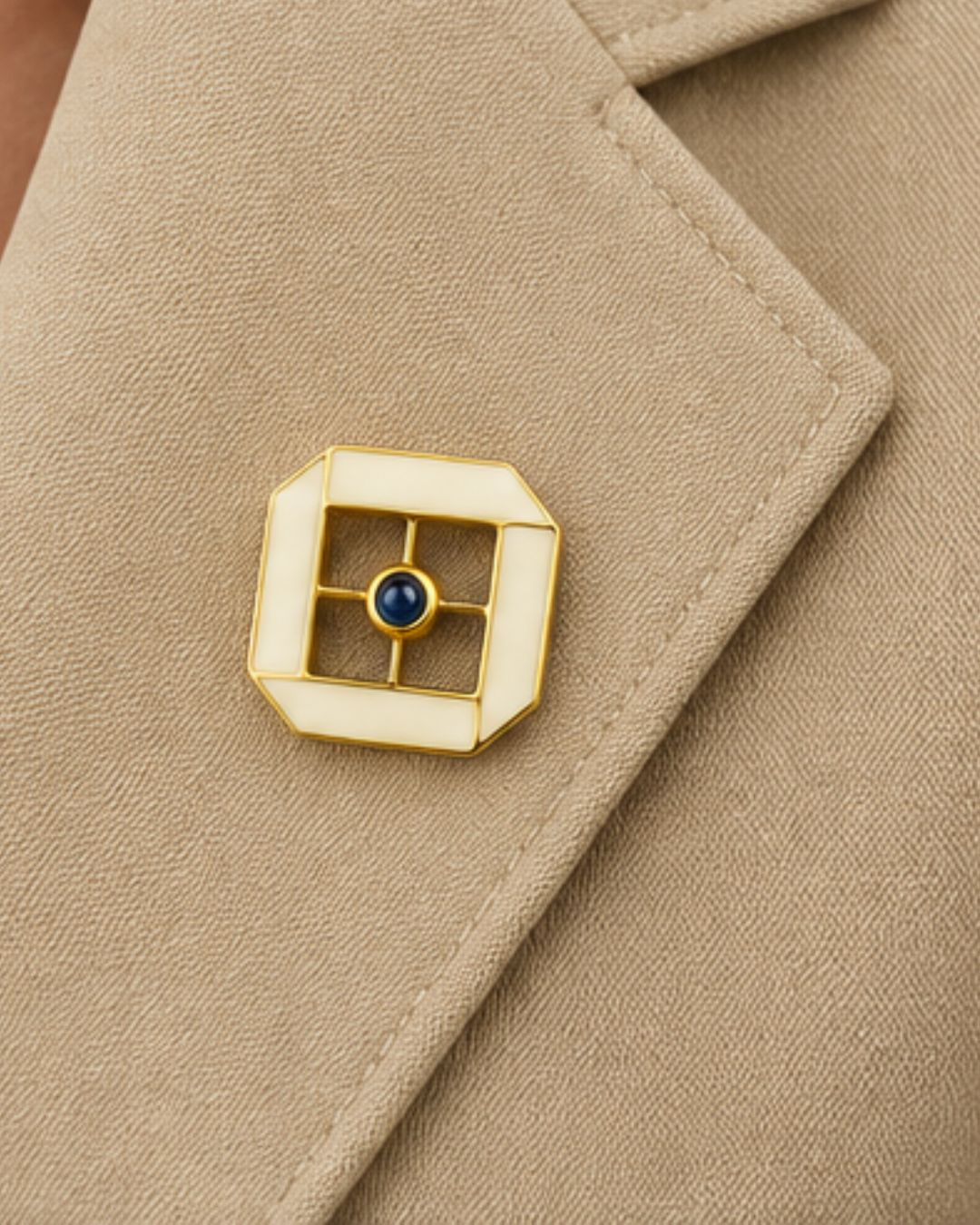 Enamel Stone Pin