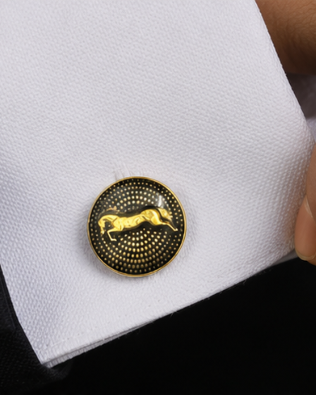 Golden Stallion Heritage Cufflinks