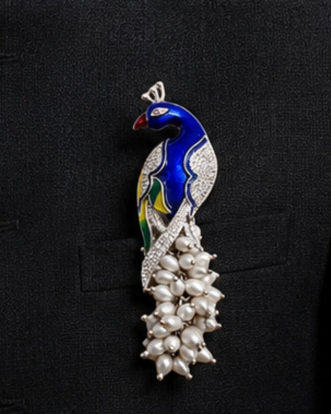 Peacock Brooch