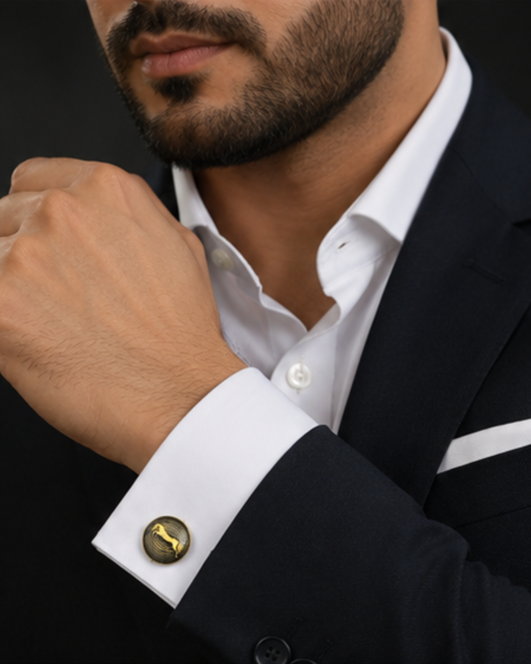 Golden Stallion Heritage Cufflinks