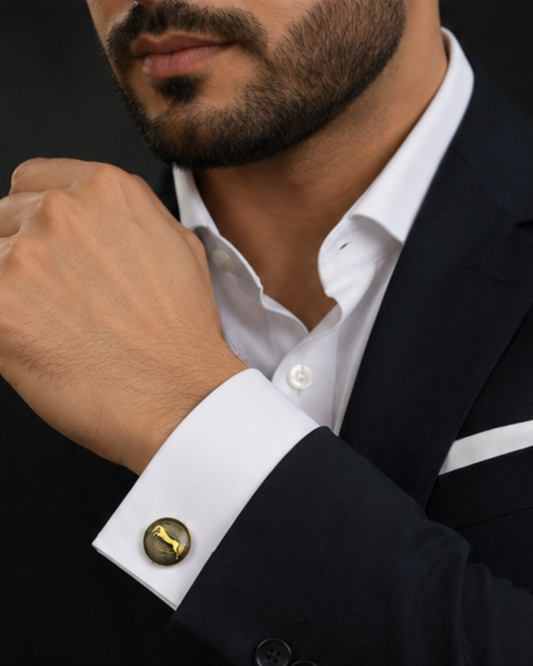 Golden Stallion Heritage Cufflinks
